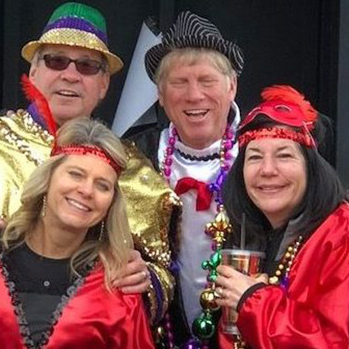 Krewe Mystique members gathered together